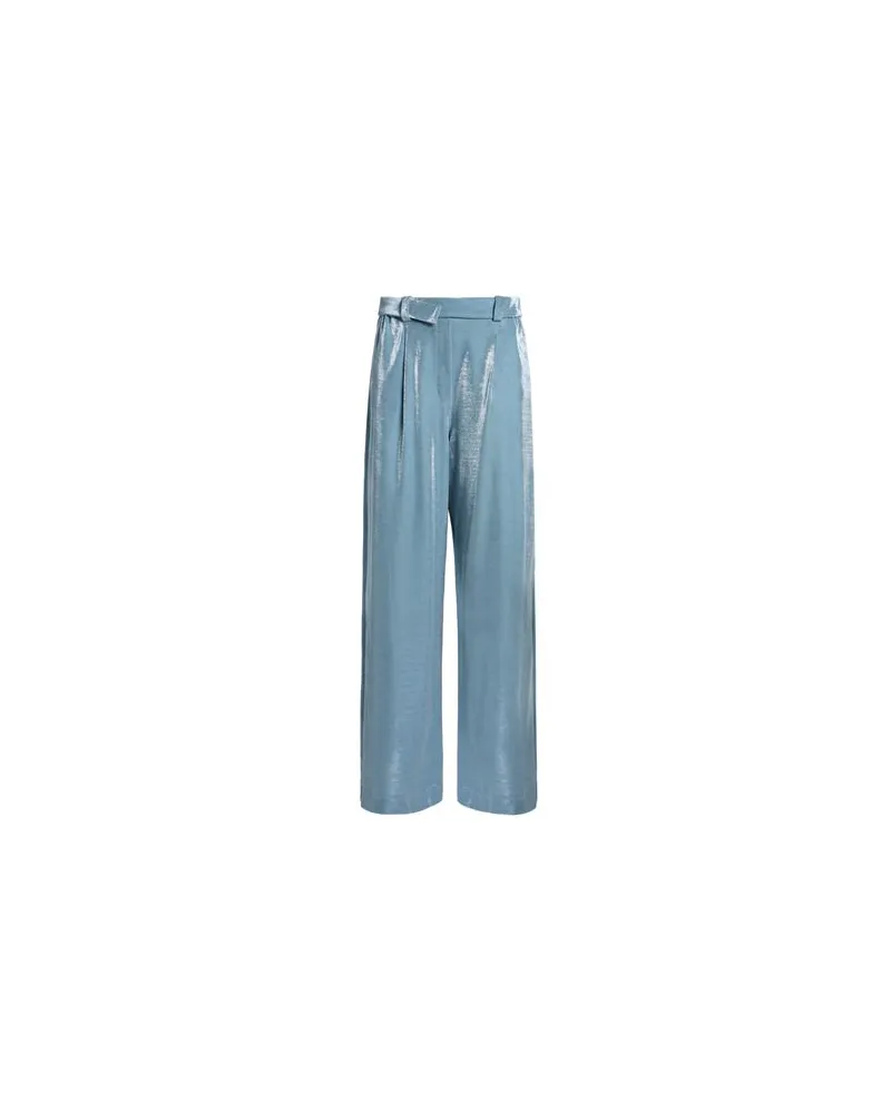 ALYSI CRÈME - HOSEN & RÖCKE - Hosenauf YOOX.COM Taubenblau
