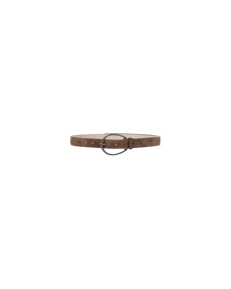 Brunello Cucinelli Kleinlederwaren - Gürtelauf YOOX.COM Schokobraun