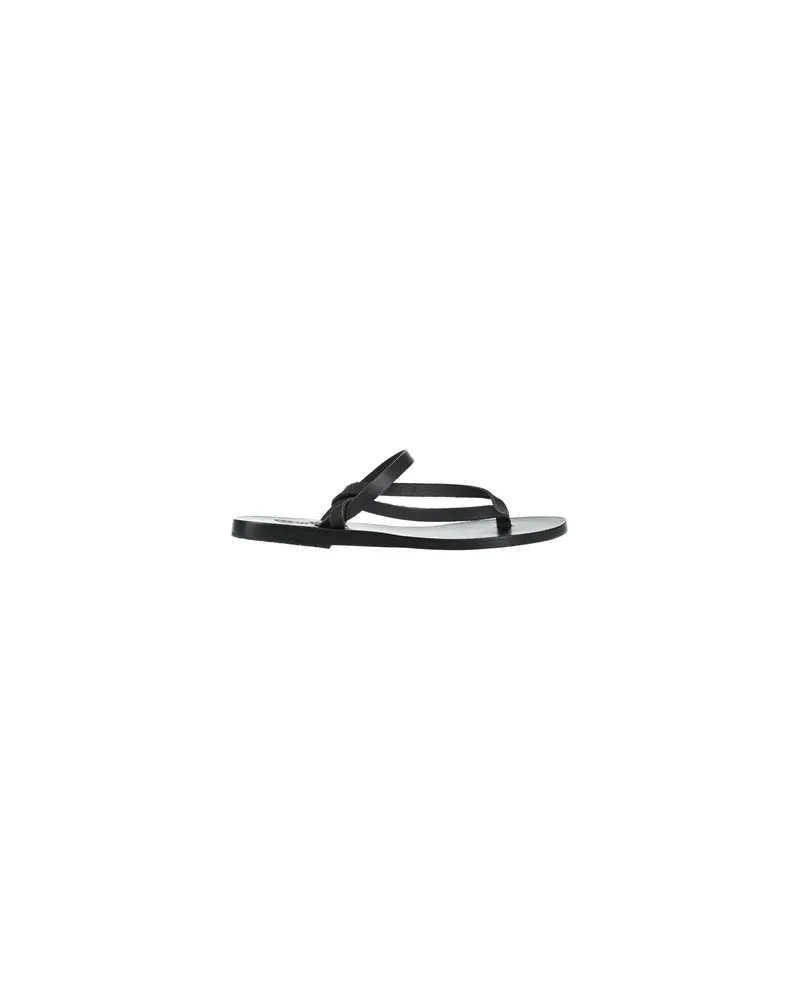 Ancient Greek Sandals SCHUHE - Zehentrennerauf YOOX.COM Schwarz