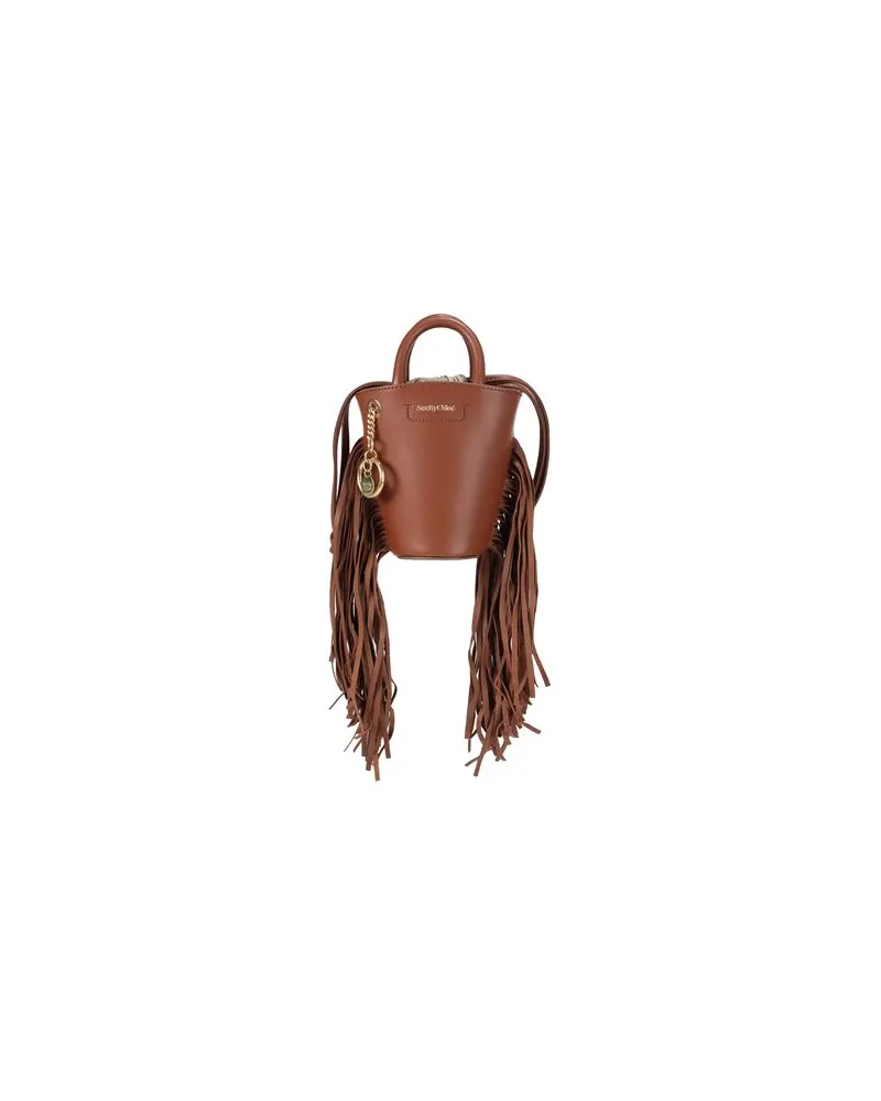 See by Chloé CECILYA MINI TOTE BAG   - TASCHEN - Handtaschenauf YOOX.COM Braun