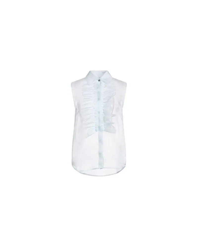 P.A.R.O.S.H. TOPS - Hemdenauf YOOX.COM Hellblau