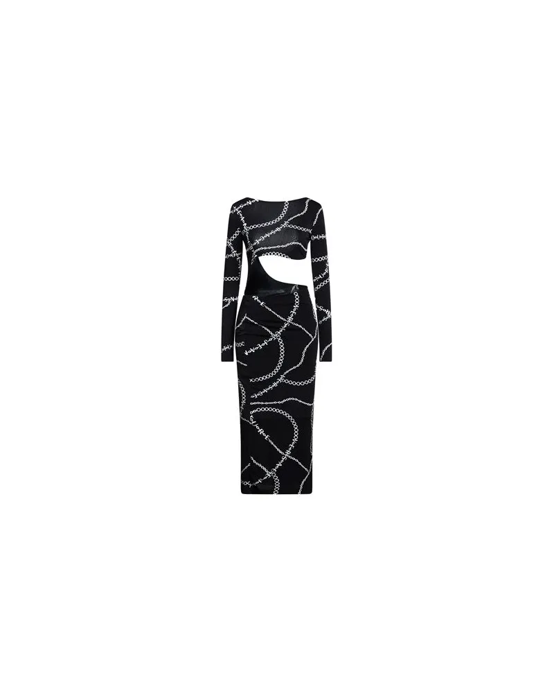 Versace Jeans KLEIDER - Midi-Kleiderauf YOOX.COM Schwarz