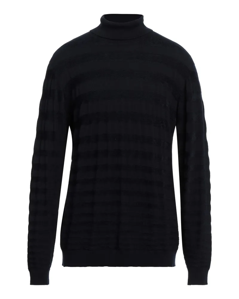 Giorgio Armani Rollkragenpullover Nachtblau