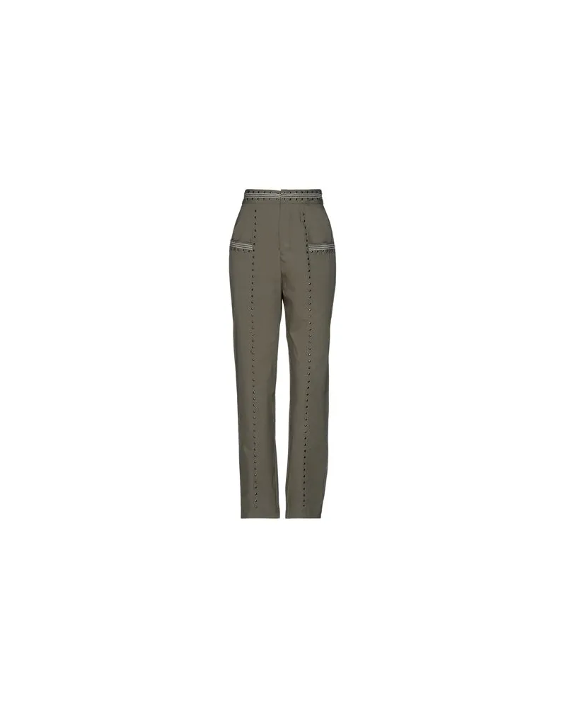 Twin-Set HOSEN & RÖCKE - Hosenauf YOOX.COM Militärgrün