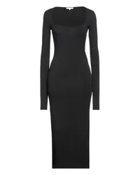 Patrizia Pepe Midi-Kleid Schwarz