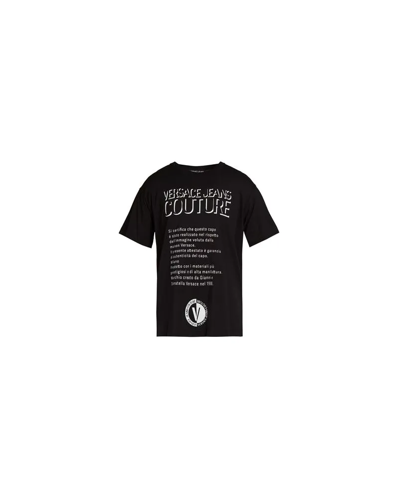 Versace Jeans TOPS - T-shirtsauf YOOX.COM Schwarz