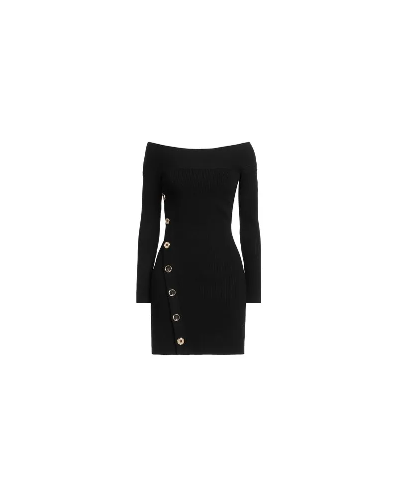 Elisabetta Franchi KLEIDER - Mini-Kleiderauf YOOX.COM Schwarz