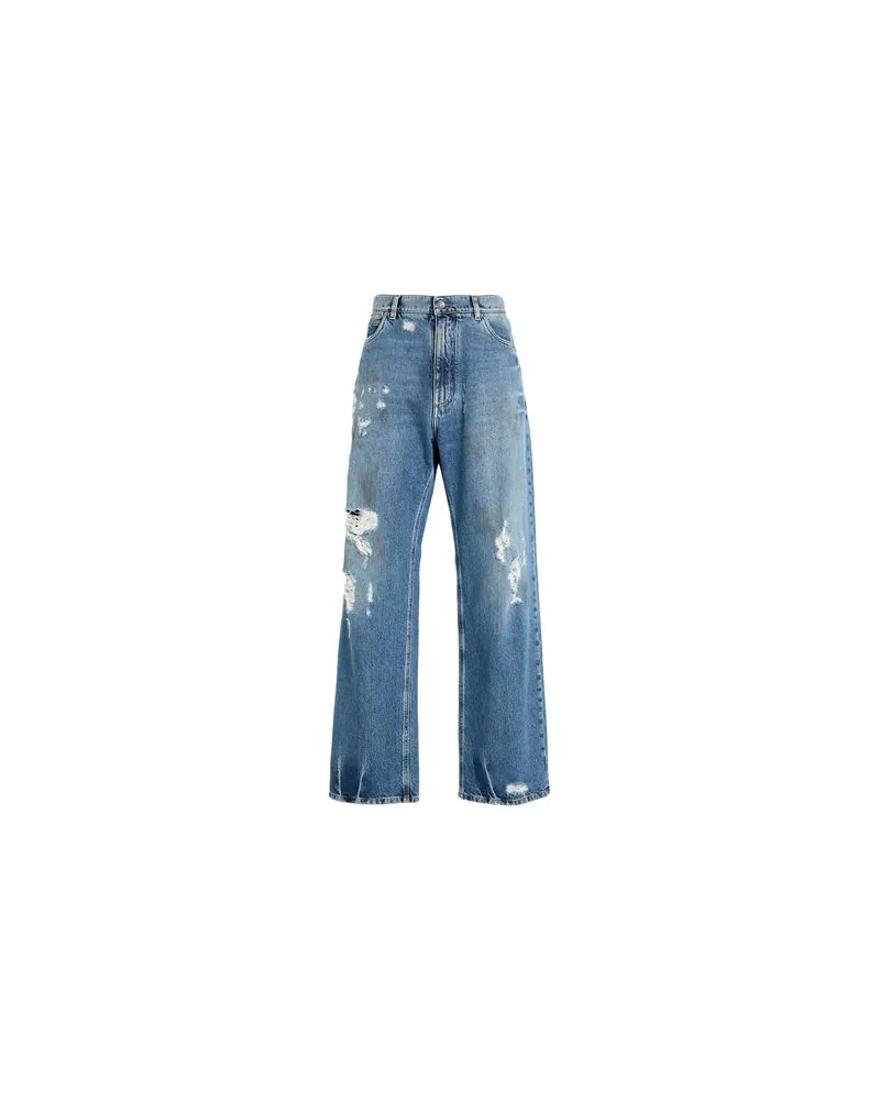 Dolce & Gabbana HOSEN & RÖCKE - Jeanshosenauf YOOX.COM Blau