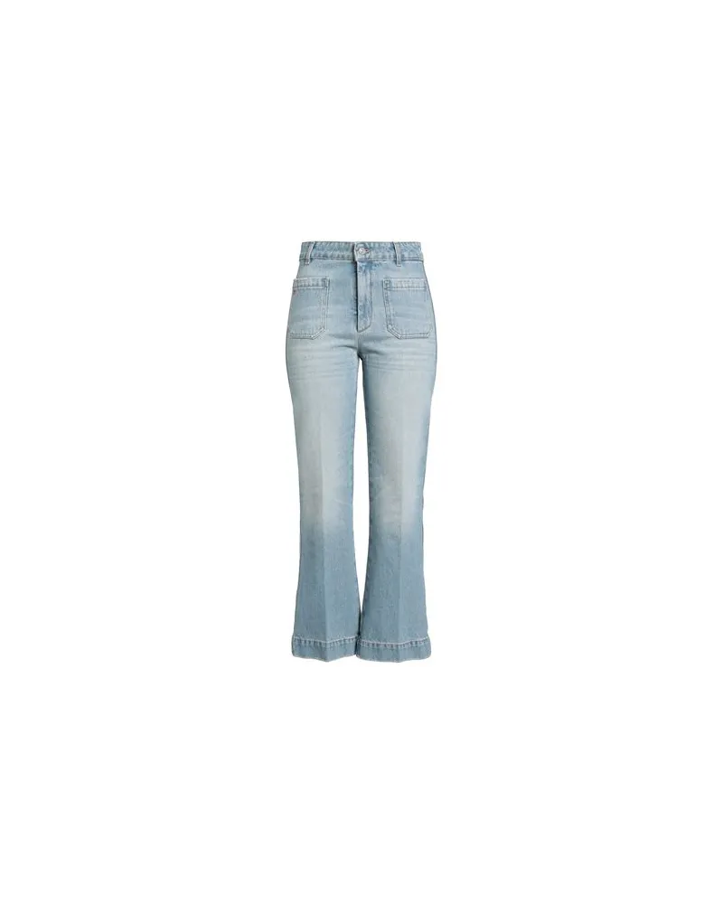 Victoria Beckham HOSEN & RÖCKE - Jeanshosenauf YOOX.COM Blau