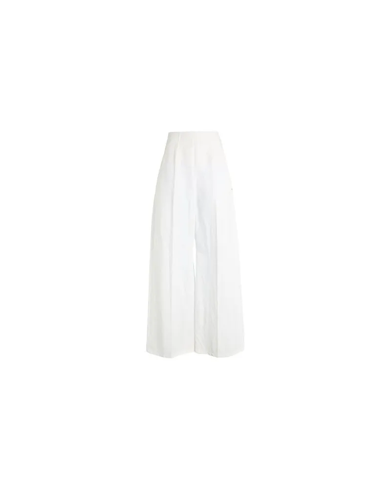 SPORTMAX HOSEN & RÖCKE - Hosenauf YOOX.COM Weiß