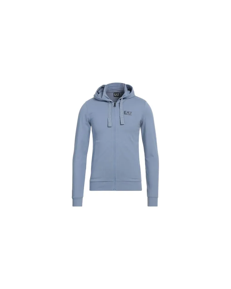 EA7 TOPS - Sweatshirtsauf YOOX.COM Hellblau