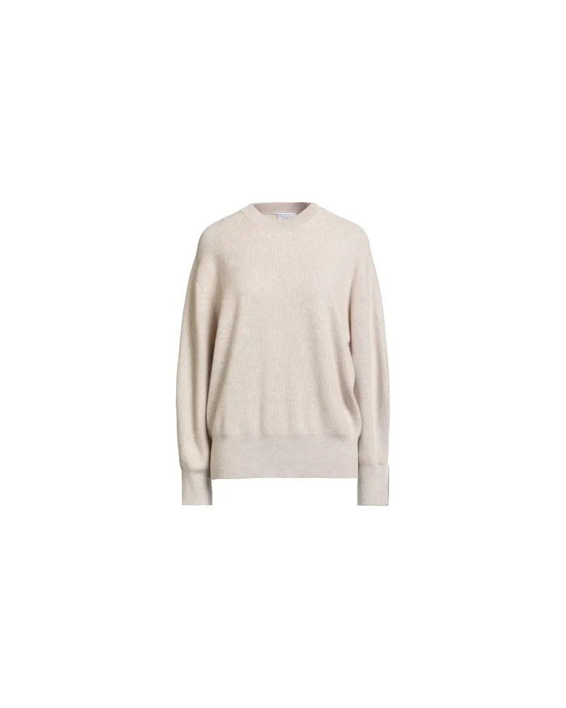 Brunello Cucinelli CASHMERE - STRICKWAREN - Pulloverauf YOOX.COM Beige
