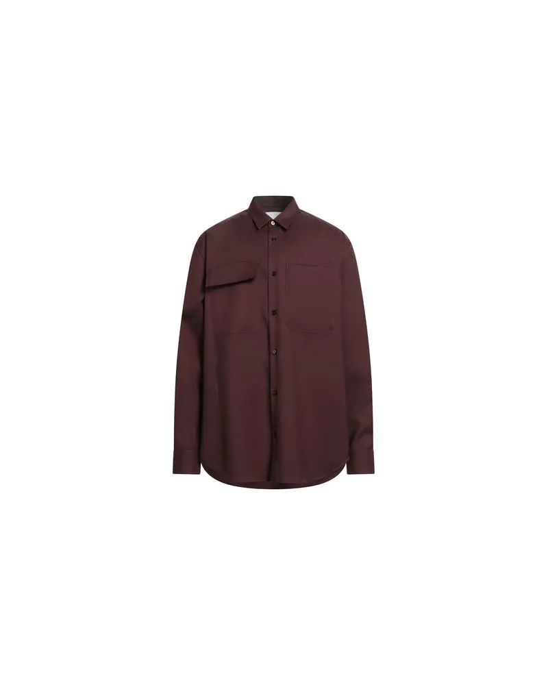 Jil Sander TOPS - Hemdenauf YOOX.COM Bordeaux