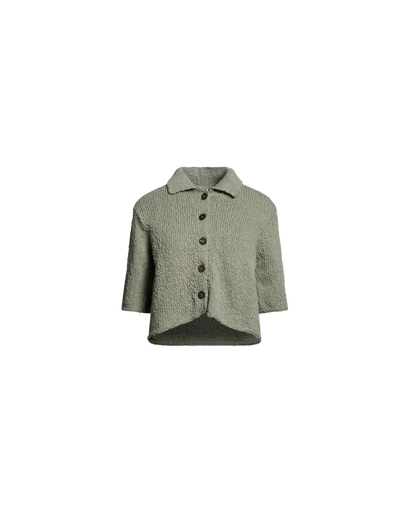 Zanone BY SLOWEAR - STRICKWAREN - Strickjackenauf YOOX.COM Salbeigrün