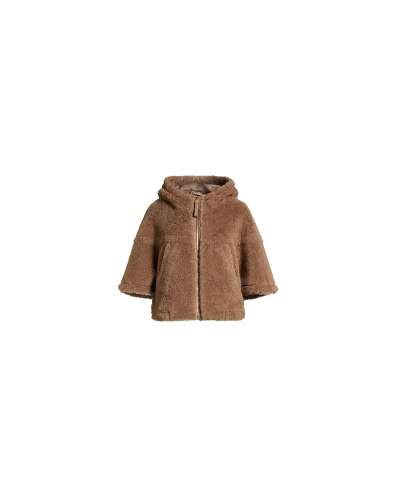 Max Mara JACKEN & MÄNTEL - Capesauf YOOX.COM Hellbraun