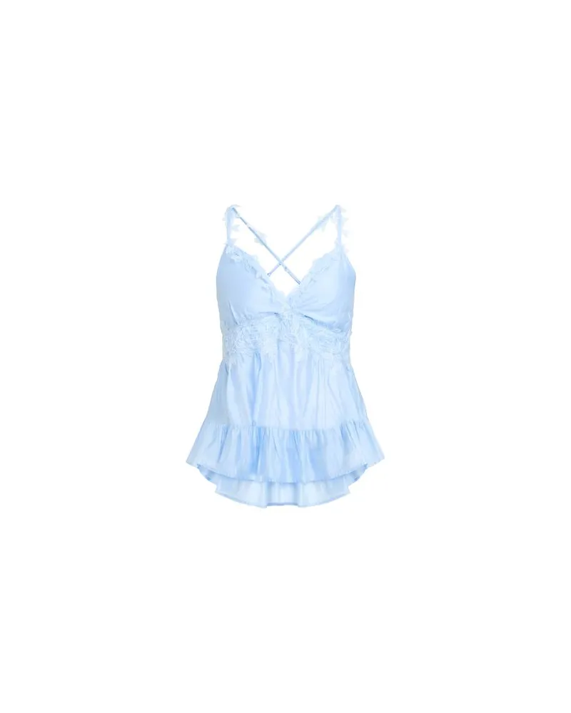 Ermanno Scervino TOPS - Topsauf YOOX.COM Himmelblau