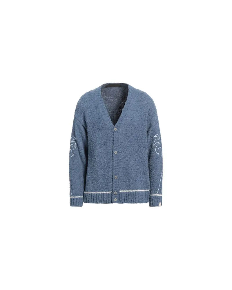 Palm Angels STRICKWAREN - Strickjackenauf YOOX.COM Taubenblau