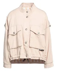 OOF WEAR Jeansjacke/-mantel Beige