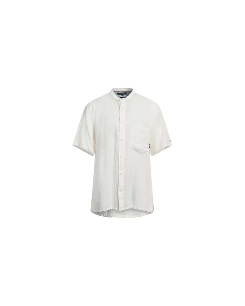 Tommy Hilfiger TOPS - Hemdenauf YOOX.COM Elfenbein