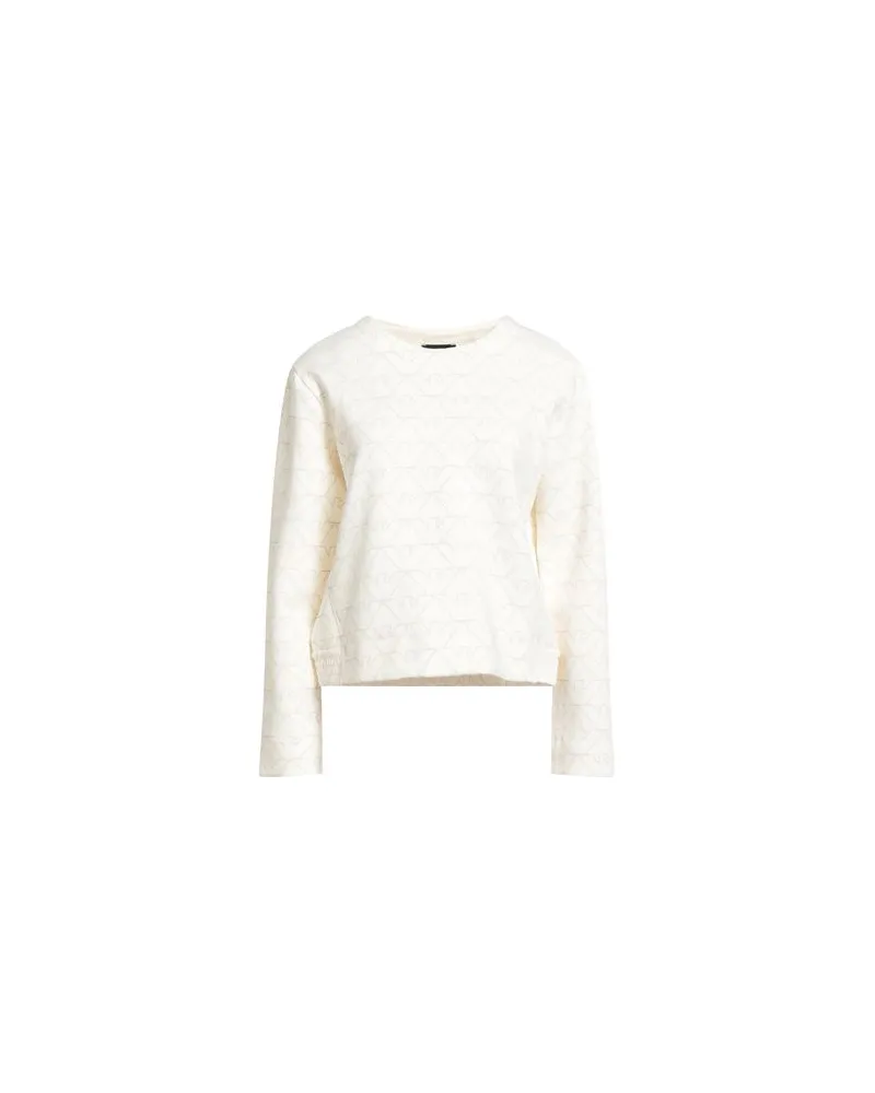 Emporio Armani TOPS - Sweatshirtsauf YOOX.COM Cremeweiß