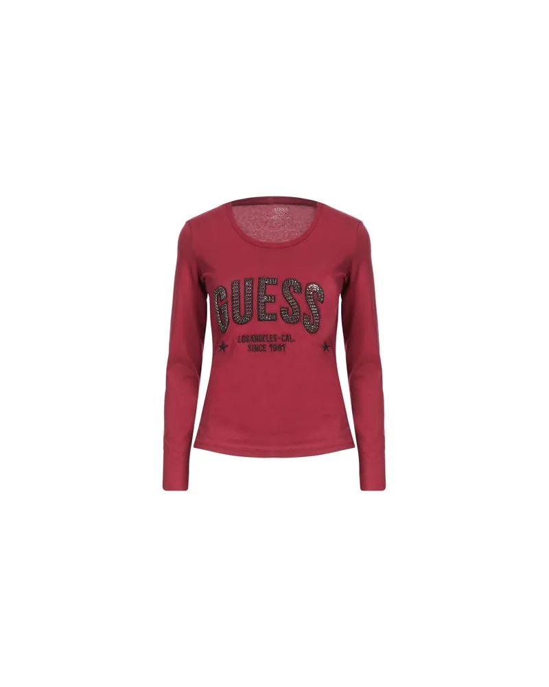 Guess TOPS - T-shirtsauf YOOX.COM Ziegelrot