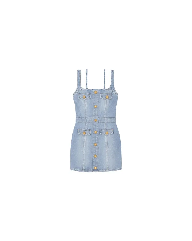 Balmain KLEIDER - Mini-Kleiderauf YOOX.COM Blau