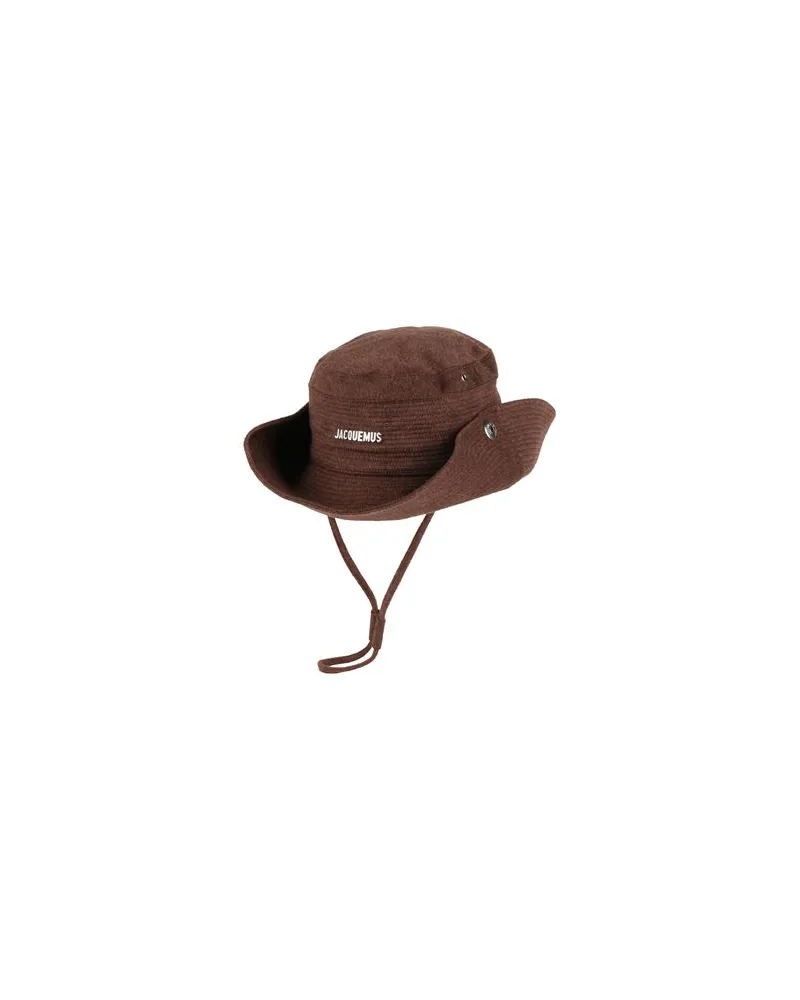 Jacquemus ACCESSOIRES - Mützen & Hüteauf YOOX.COM Schokobraun