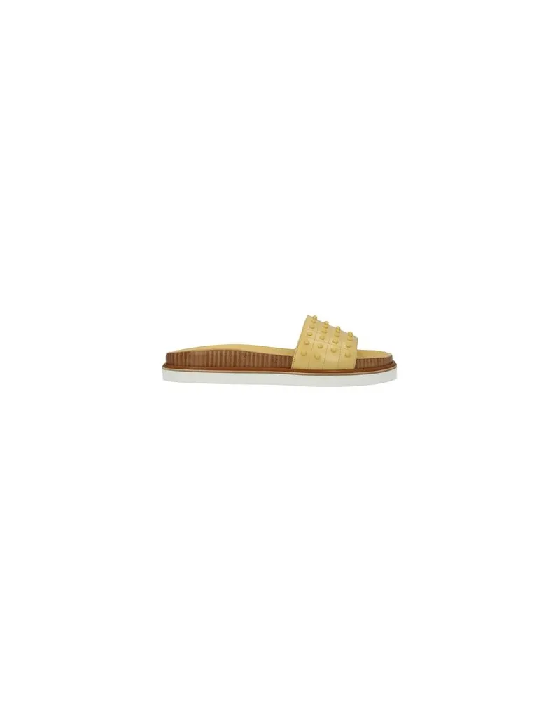 TOD'S SCHUHE - Sandalenauf YOOX.COM Pastellgelb