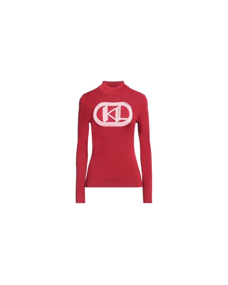 Karl Lagerfeld STRICKWAREN - Rollkragenpulloverauf YOOX.COM Bordeaux