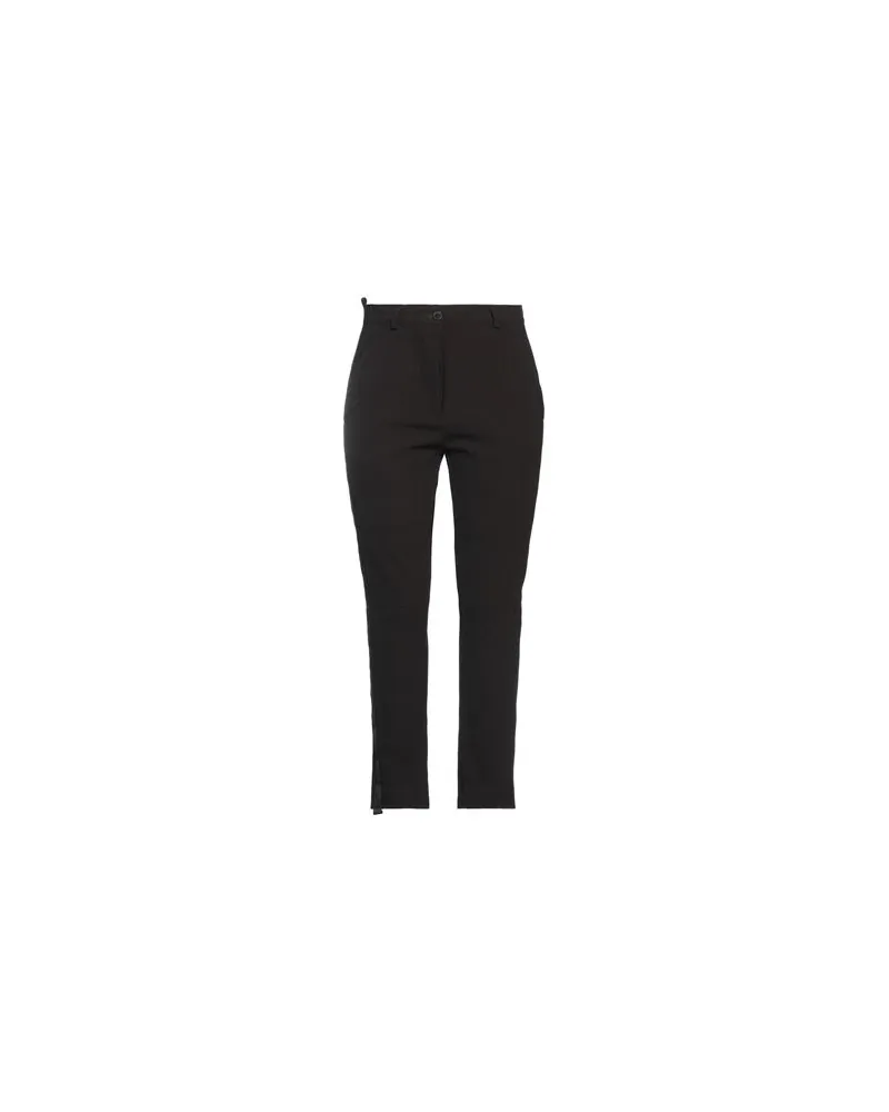 Black Label HOSEN & RÖCKE - Hosenauf YOOX.COM Dunkelbraun