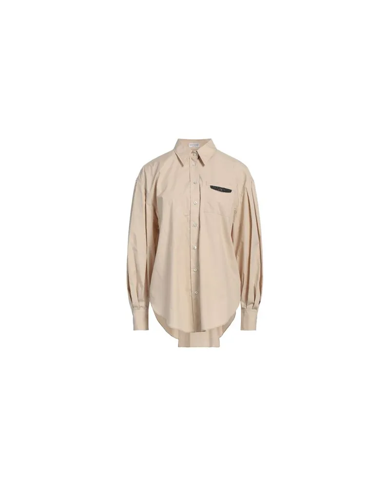 Brunello Cucinelli TOPS - Hemdenauf YOOX.COM Beige