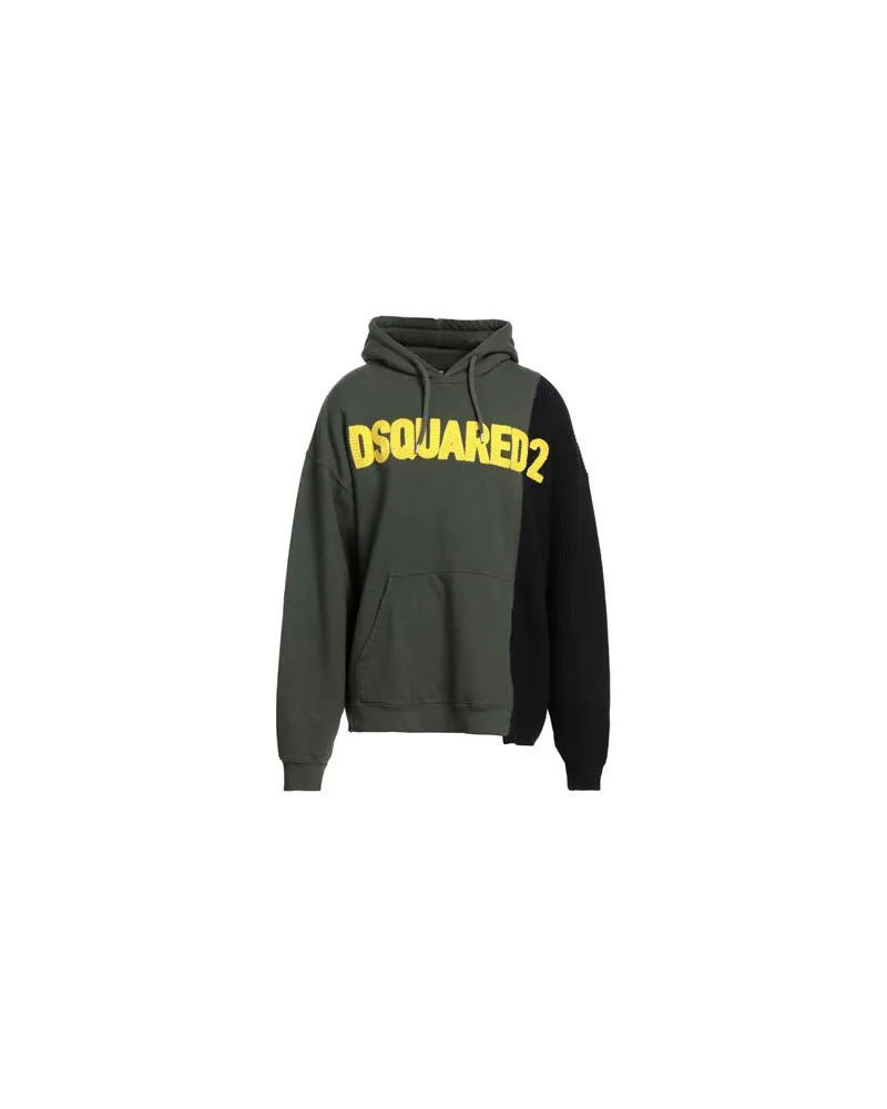 Dsquared2 TOPS - Sweatshirtsauf YOOX.COM Militärgrün