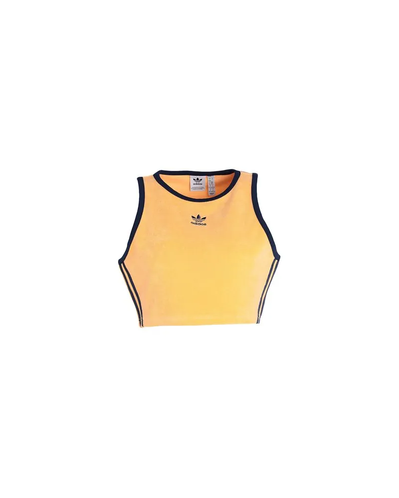 adidas TERRY CROP TANK  - TOPS - Topsauf YOOX.COM Mandarine