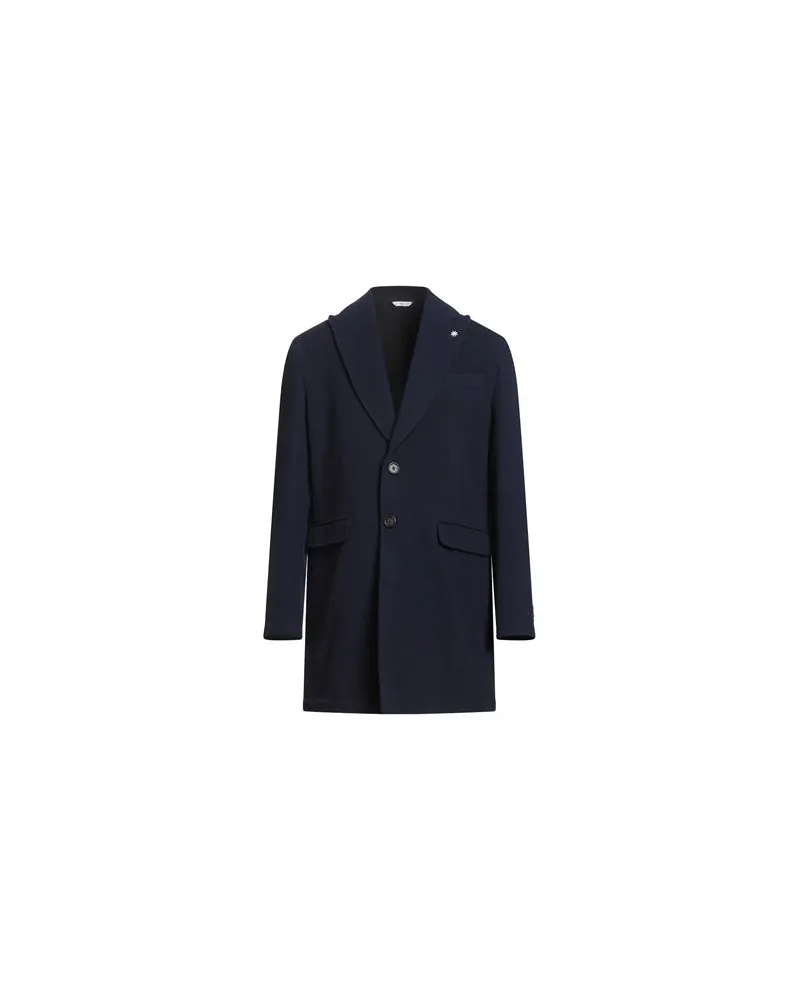 Manuel Ritz JACKEN & MÄNTEL - Mäntelauf YOOX.COM Marineblau