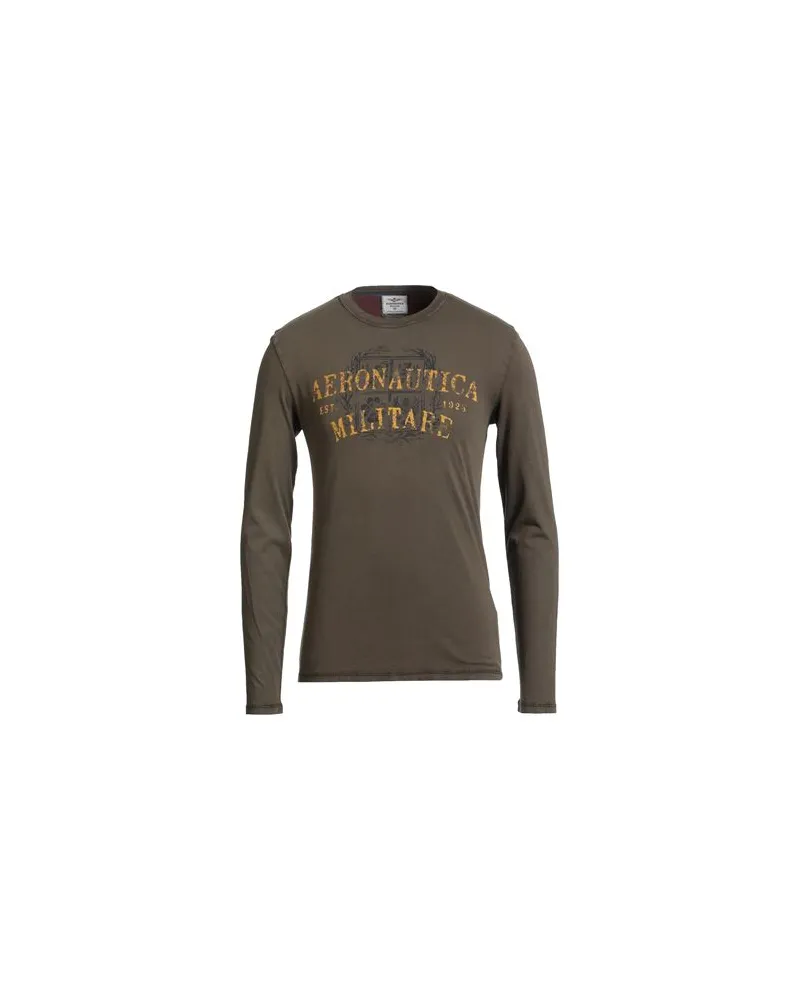 Aeronautica Militare TOPS - T-shirtsauf YOOX.COM Militärgrün