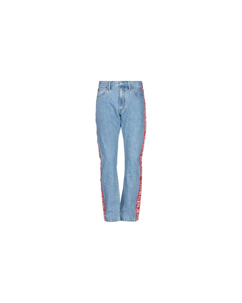 Calvin Klein HOSEN & RÖCKE - Jeanshosenauf YOOX.COM Blau