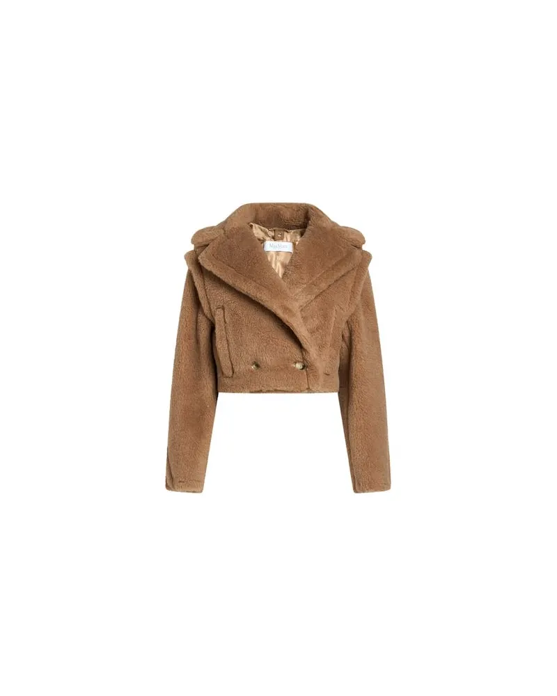 Max Mara JACKEN & MÄNTEL - Shearling- & Kunstfellauf YOOX.COM Hellbraun