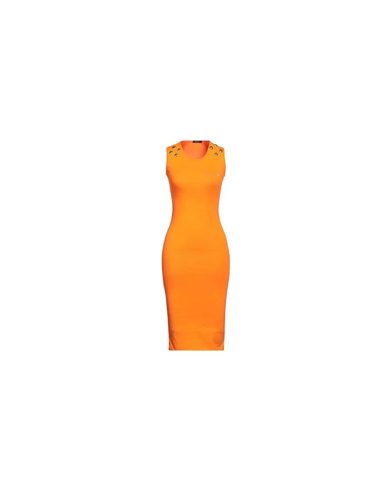 Mangano KLEIDER - Midi-Kleiderauf YOOX.COM Orange