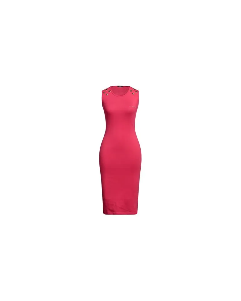 Mangano KLEIDER - Midi-Kleiderauf YOOX.COM Fuchsia