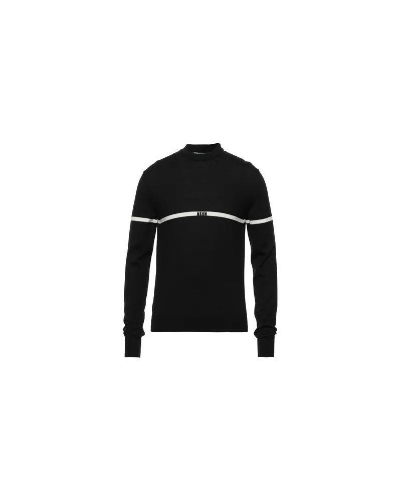 MSGM STRICKWAREN - Pulloverauf YOOX.COM Schwarz