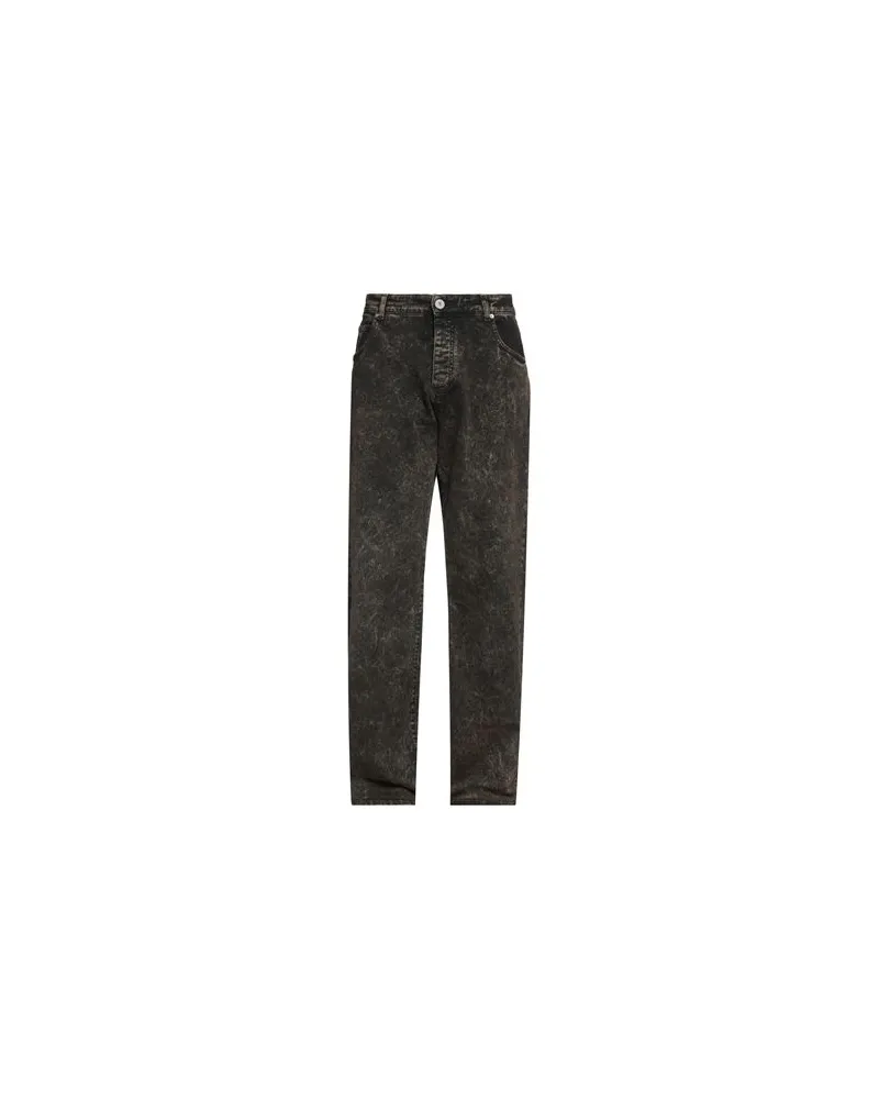 Balmain HOSEN & RÖCKE - Jeanshosenauf YOOX.COM Schwarz