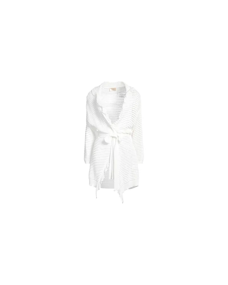 TOY G STRICKWAREN - Strickjackenauf YOOX.COM Weiß