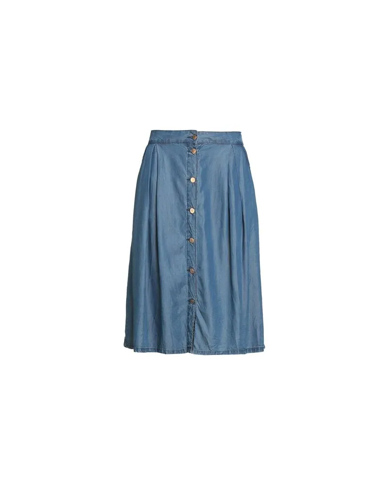 Vila HOSEN & RÖCKE - Midi-Röckeauf YOOX.COM Blau