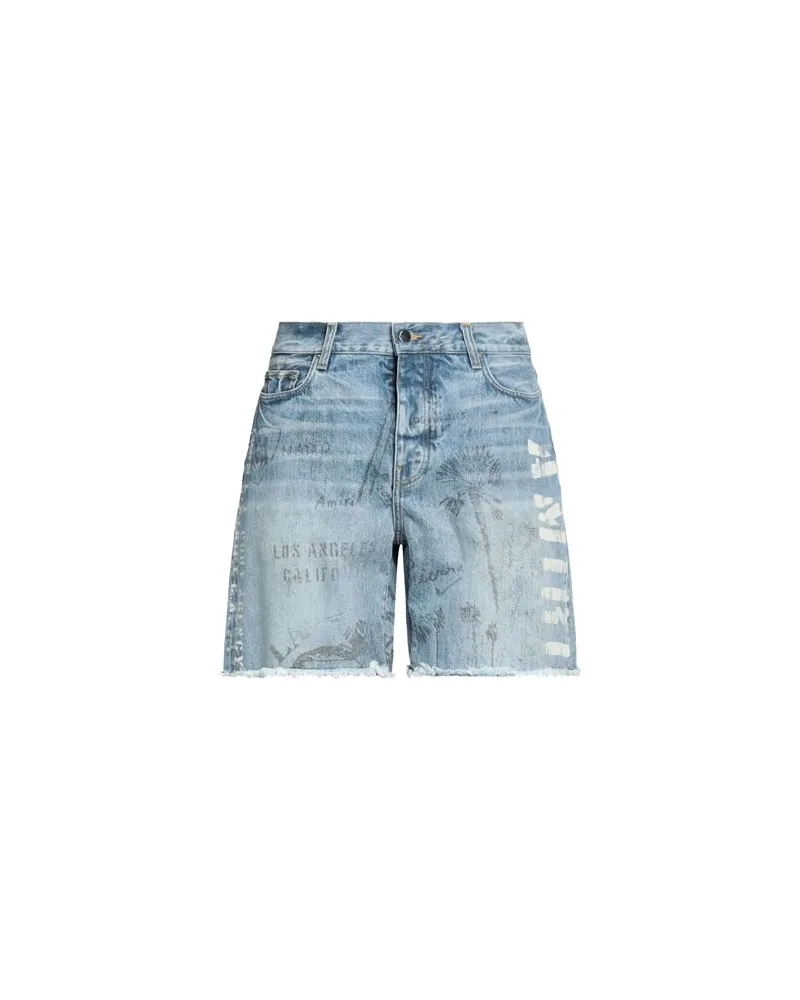 Amiri HOSEN & RÖCKE - Jeansshortsauf YOOX.COM Blau