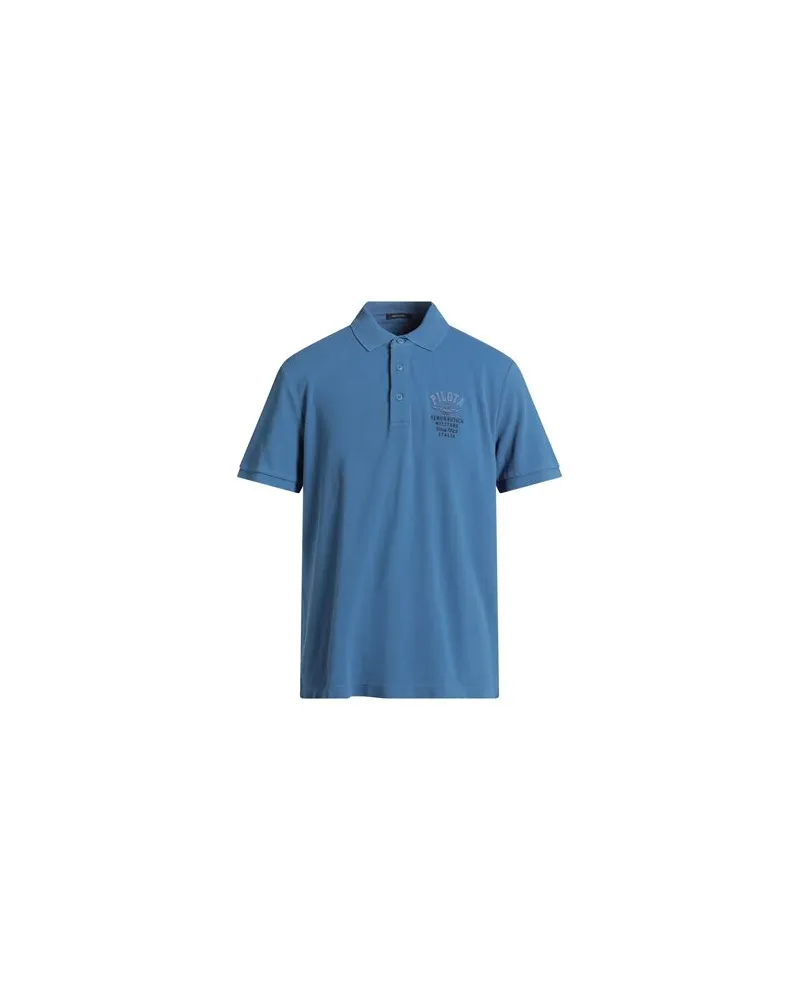 Aeronautica Militare TOPS - Poloshirtsauf YOOX.COM Hellblau
