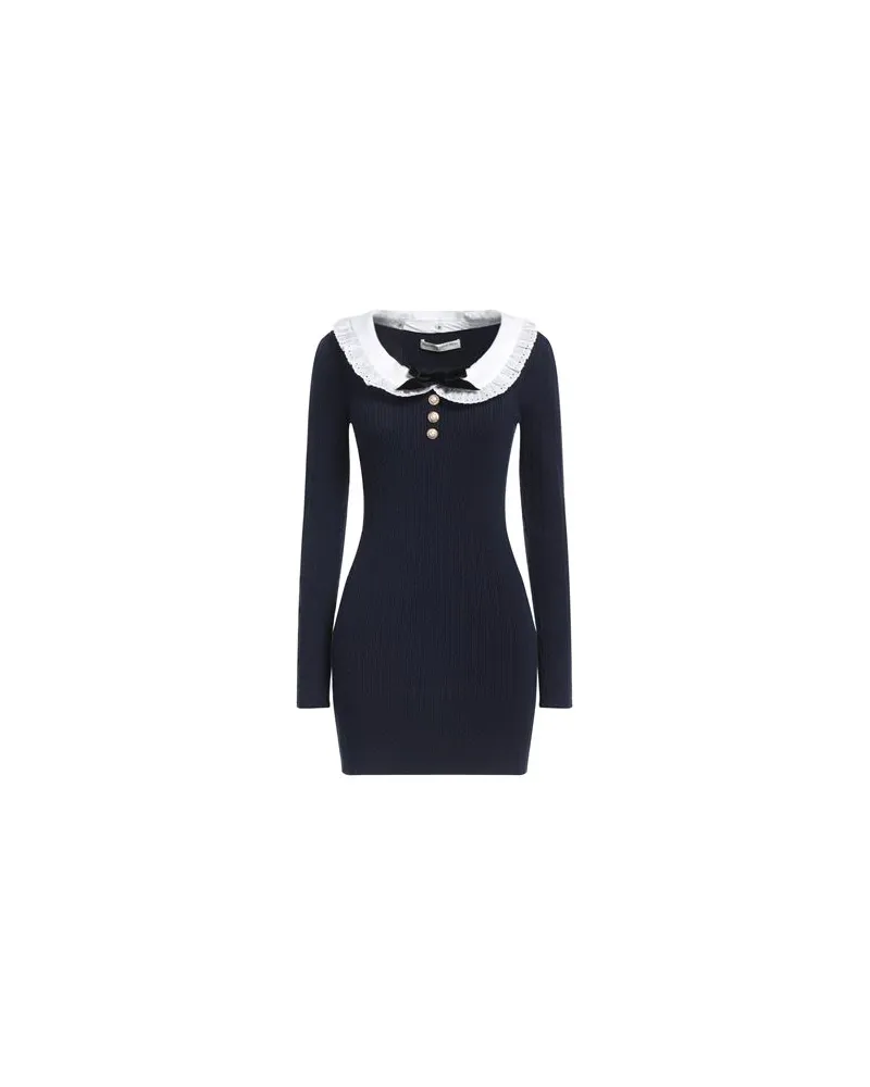 Alessandra Rich KLEIDER - Mini-Kleiderauf YOOX.COM Nachtblau