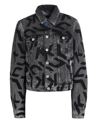 Karl Lagerfeld Jeansjacke/-mantel Schwarz