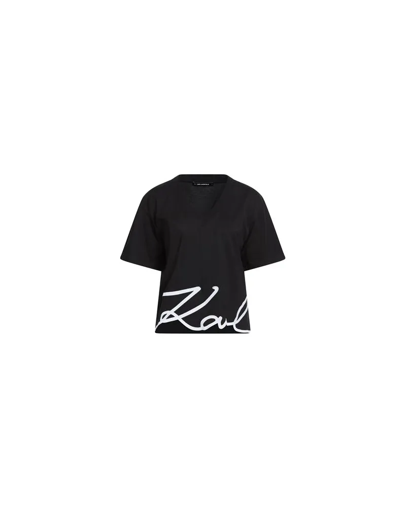 Karl Lagerfeld TOPS - T-shirtsauf YOOX.COM Schwarz