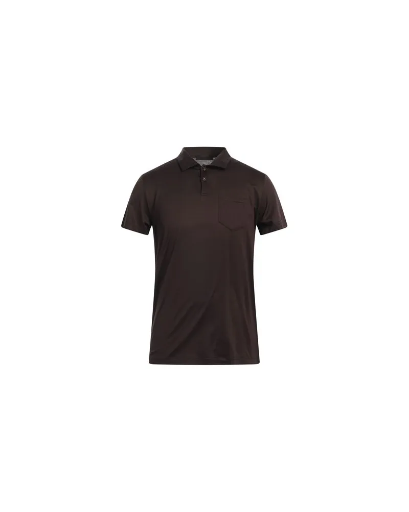 MOORER TOPS - Poloshirtsauf YOOX.COM Dunkelbraun