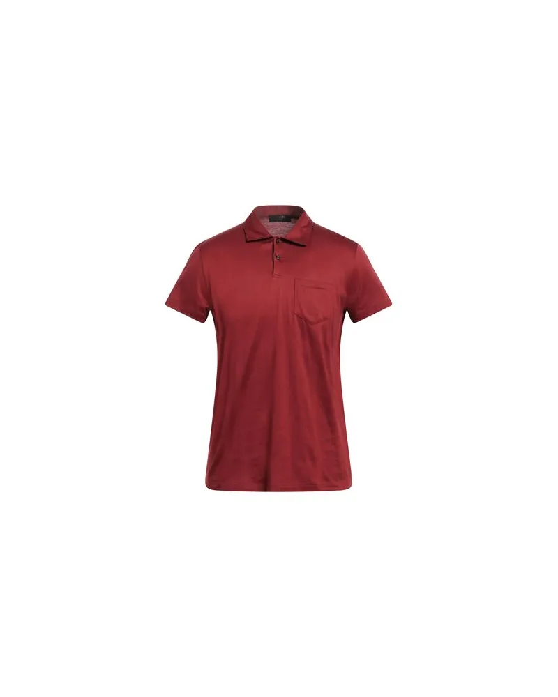 MOORER TOPS - Poloshirtsauf YOOX.COM Ziegelrot